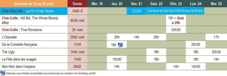 CINEtampes du 19 au 25 aout 2026